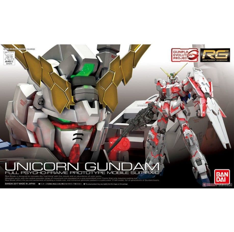 BANDAI RG 1/144 #25 RX-0 獨角獸鋼彈 毀滅模式 5061620