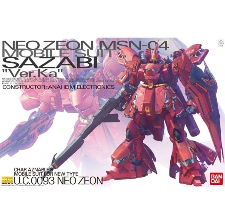 BANDAI MG 1/100 MSN-04 沙薩比 Ver. Ka 紅色慧星 5055457 ※超取需拆盒