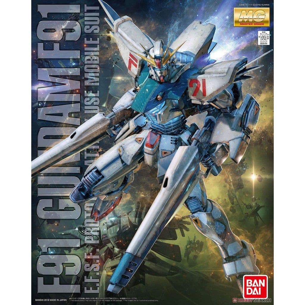 BANDAI MG 1/100 鋼彈F91 Ver.2.0 機動戰士鋼彈F91 5061612