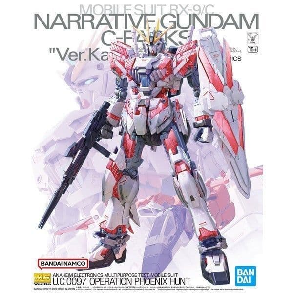 BANDAI MG 1/100 故事鋼彈 敘事鋼彈 C裝備 Ver.Ka 組裝模型 5066308