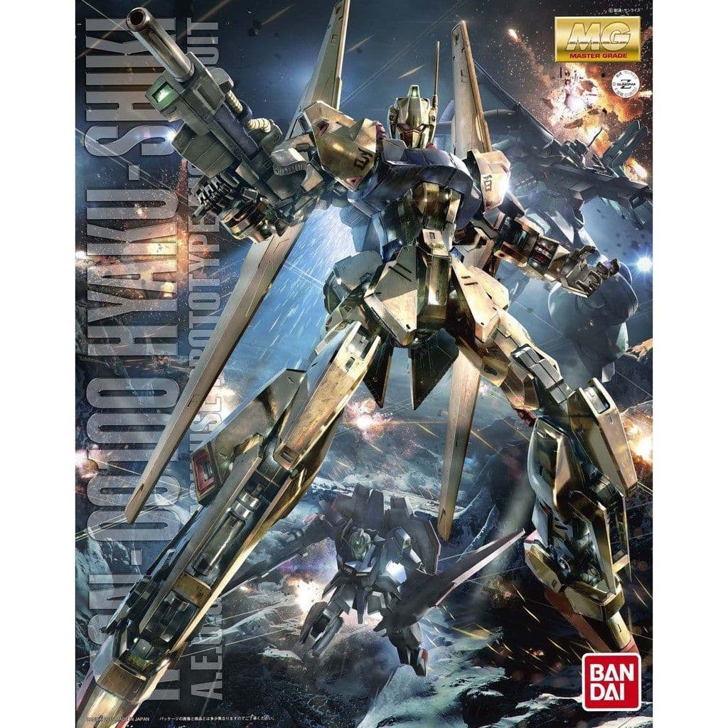 BANDAI MG 1/100 MSN-00100 百式 Ver.2.0 電鍍版 5061592
