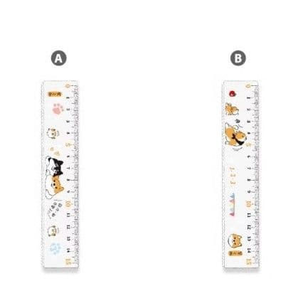三瑩 柴之助 15cm 波浪尺 直尺 SR-113