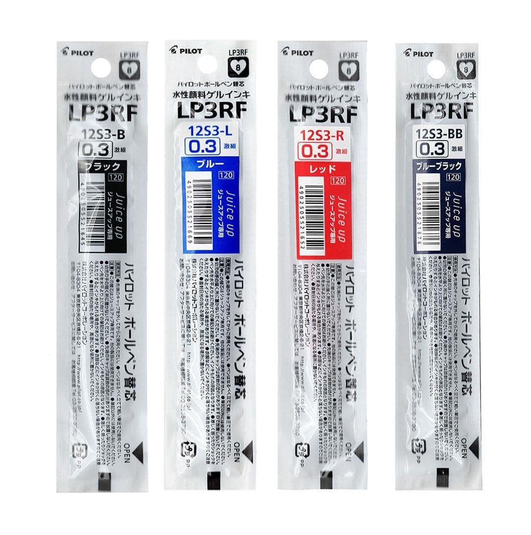 百樂 0.3 Juice Up超級果汁筆筆芯 LP3RF-12S3