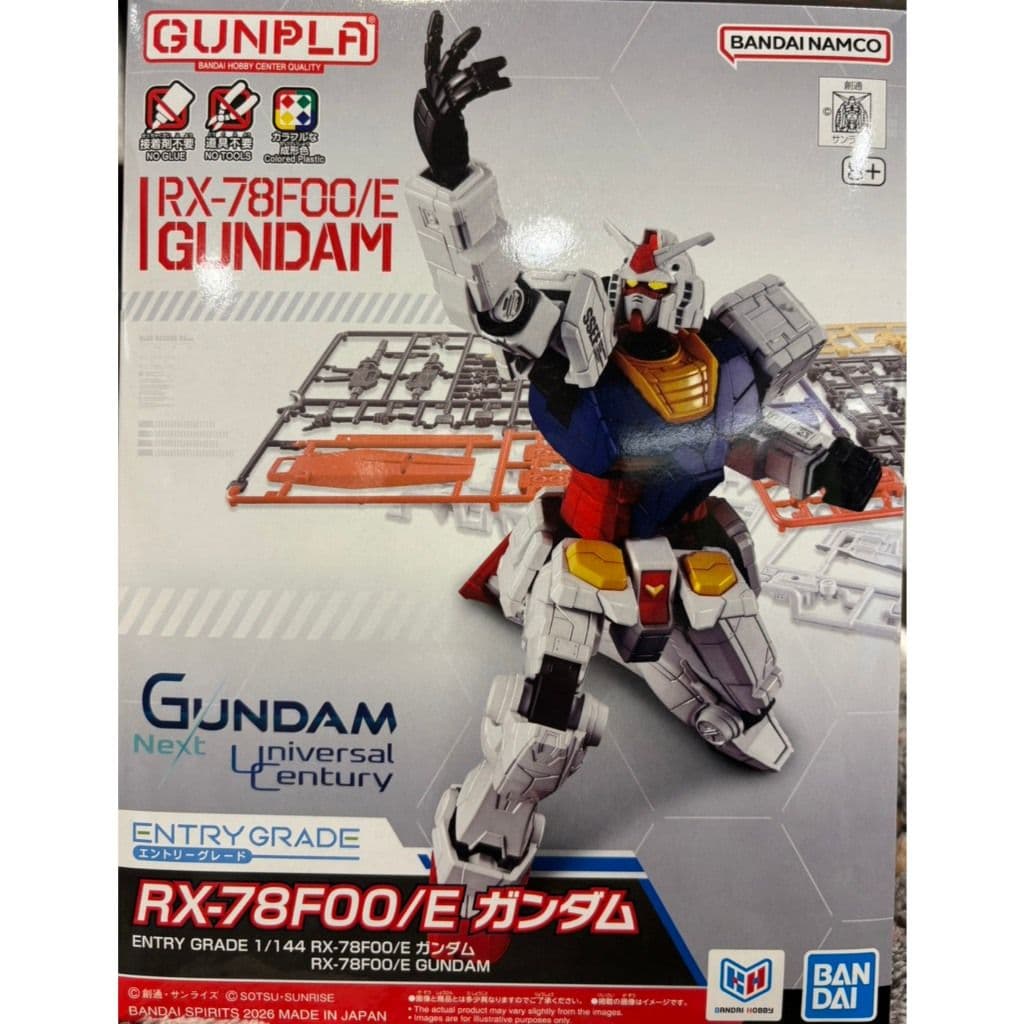 BANDAI ENTRY GRADE RX-78F00/E 鋼彈 組裝模型 5073585