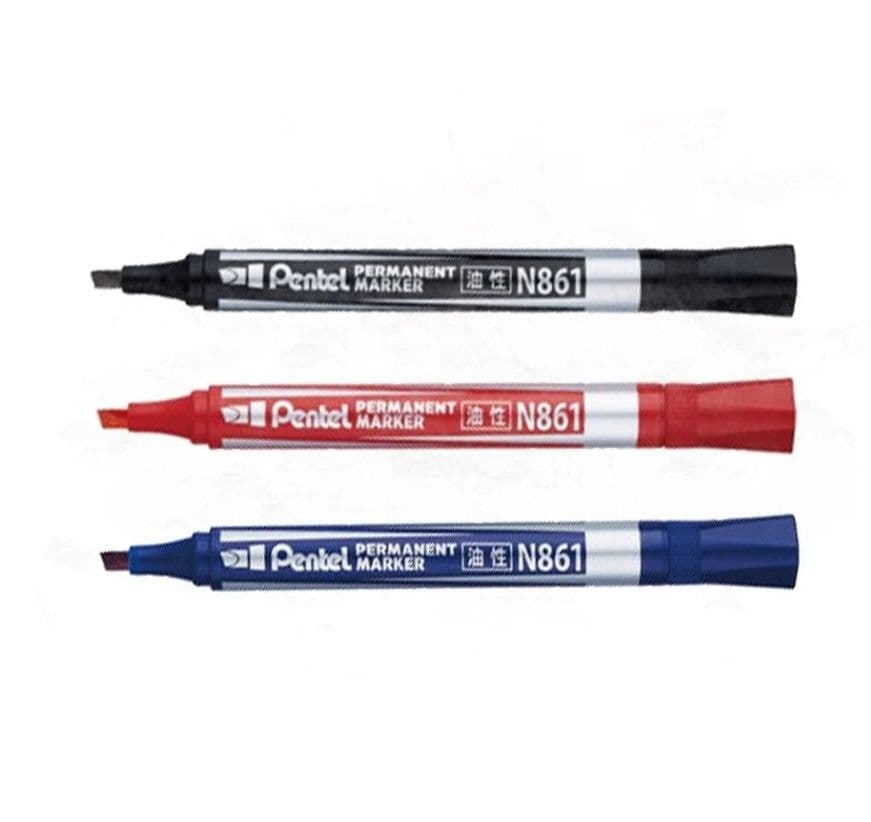 Pentel 飛龍 油性筆(平頭) N861