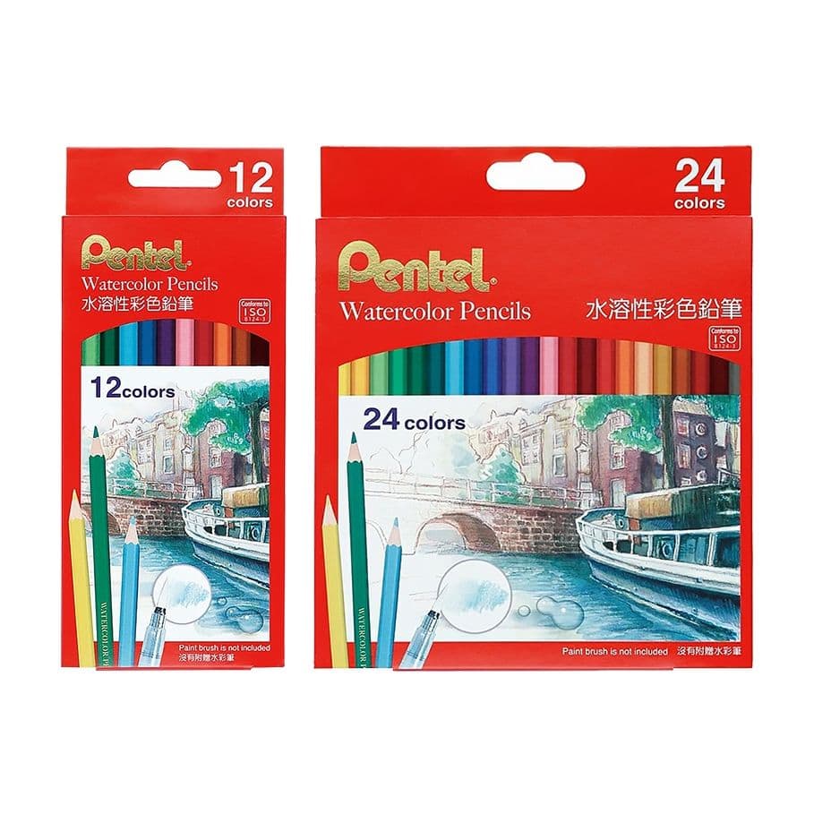 Pentel 飛龍 水溶性彩色鉛筆 CB9
