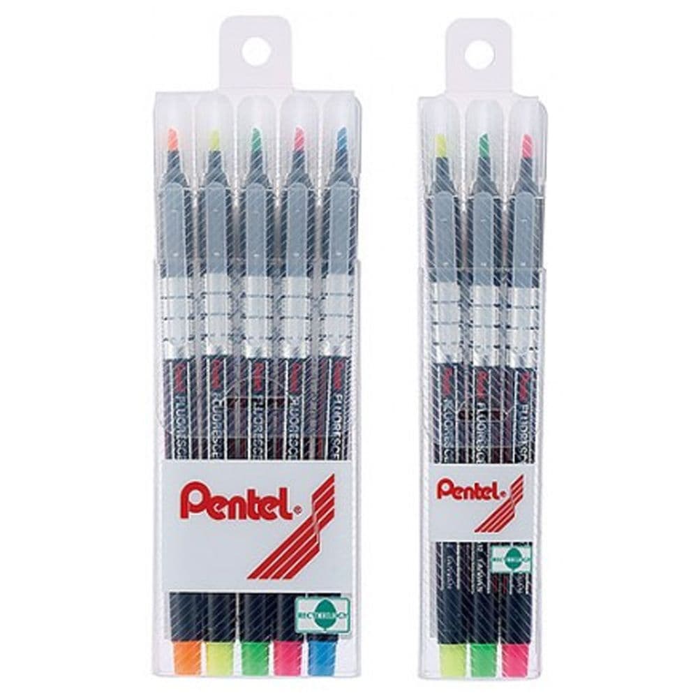 Pentel 飛龍 螢光筆 3色組 S512-3/5色組 S512-5