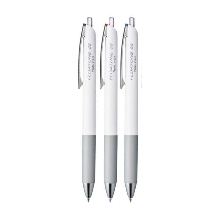 Pentel 飛龍 FLOATUNE 按壓式輕滑鋼珠筆(水性) 0.8 BY208