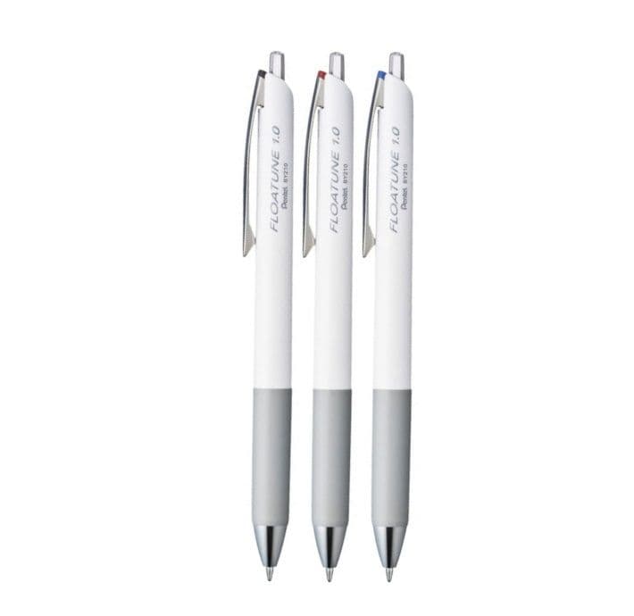 Pentel 飛龍 FLOATUNE 按壓式輕滑鋼珠筆(水性) 1.0 BY210
