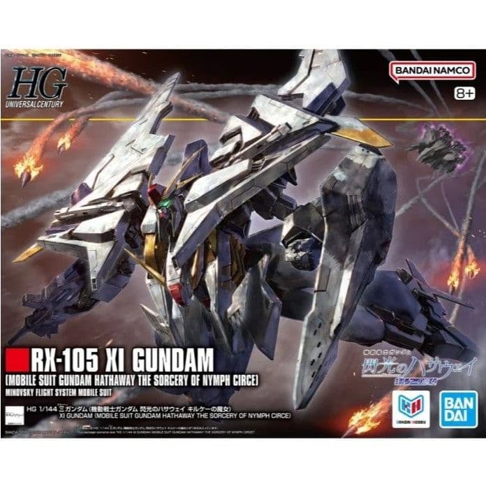 BANDAI HG 1/144 #266 RX-105 Ξ鋼彈 閃光的哈薩威 喀耳刻的魔女 5072528