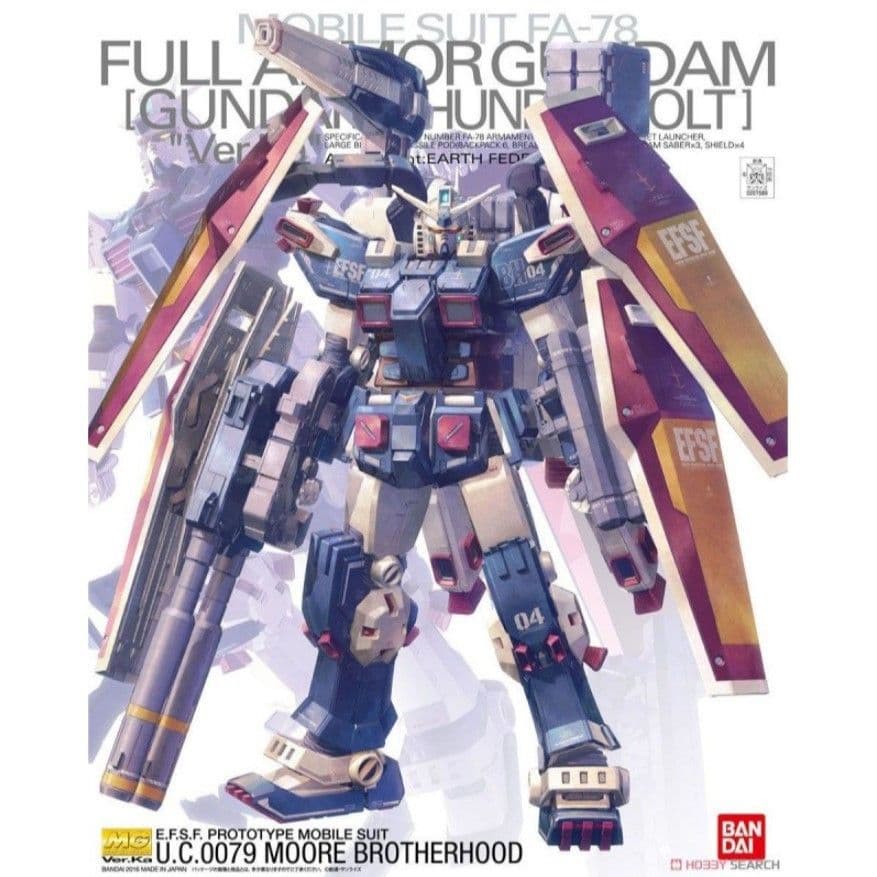 BANDAI MG 1/100 FA-78 雷霆宙域 全裝甲型鋼彈 Ver.Ka 5063049