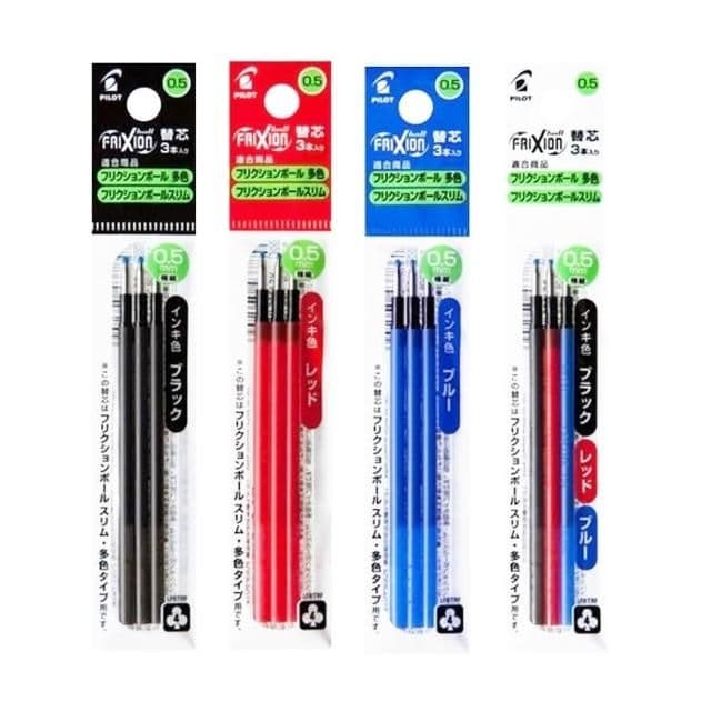 百樂 0.5 三色按鍵魔擦筆筆芯 LFBTRF-30EF