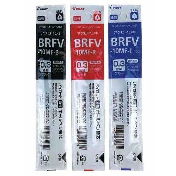 百樂 0.3 輕油舒寫筆芯 BRFV-10MF