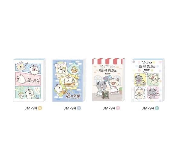 九達 帽茂失失x貓朋狗友 64K MEMO 便條紙 JM-94