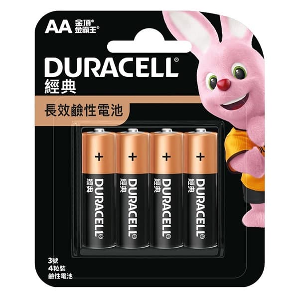 金頂 長效鹼性電池3號(AA) 4粒裝
