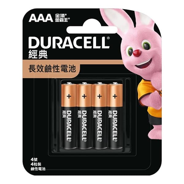 金頂 長效鹼性電池4號(AAA) 4粒裝