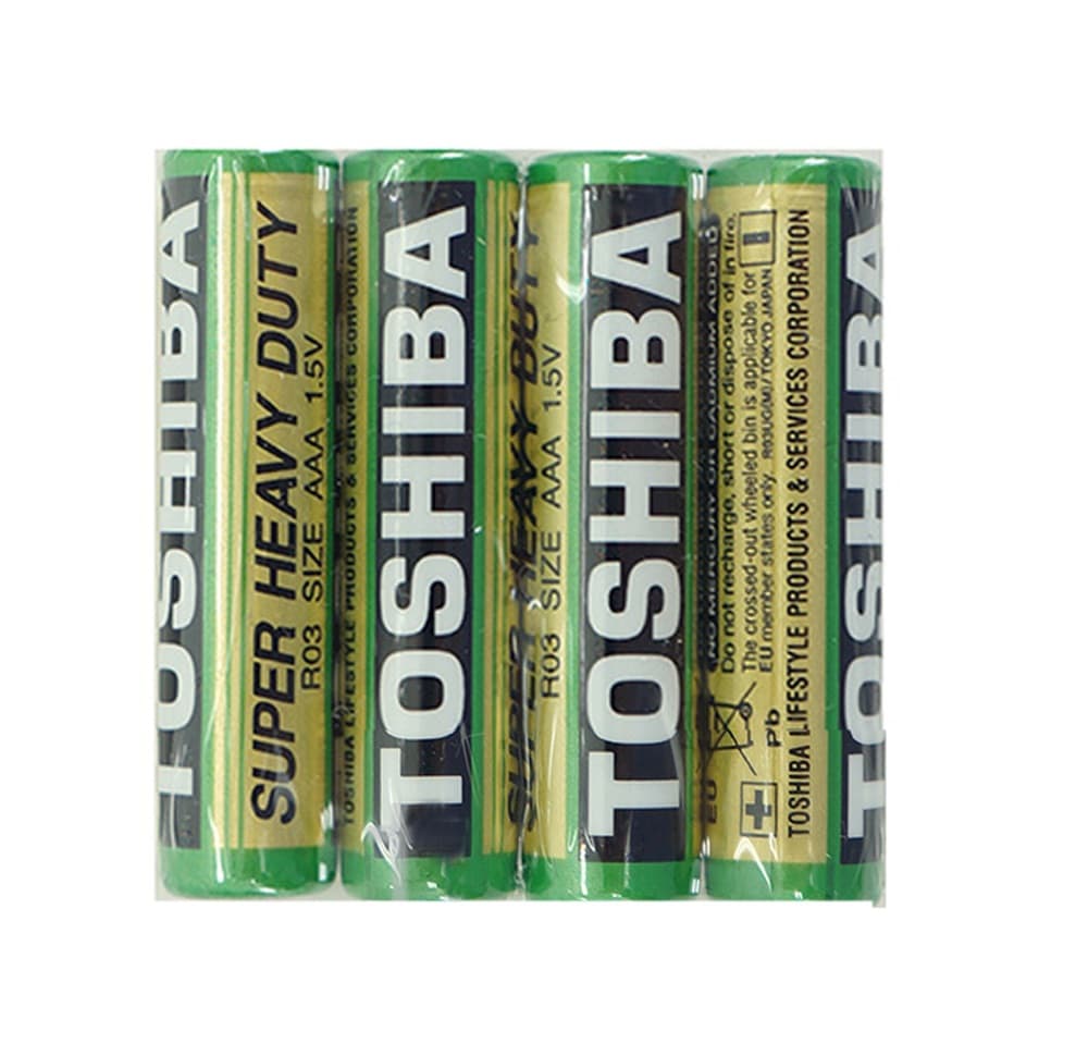 東芝 環保碳鋅電池4號 (4入)