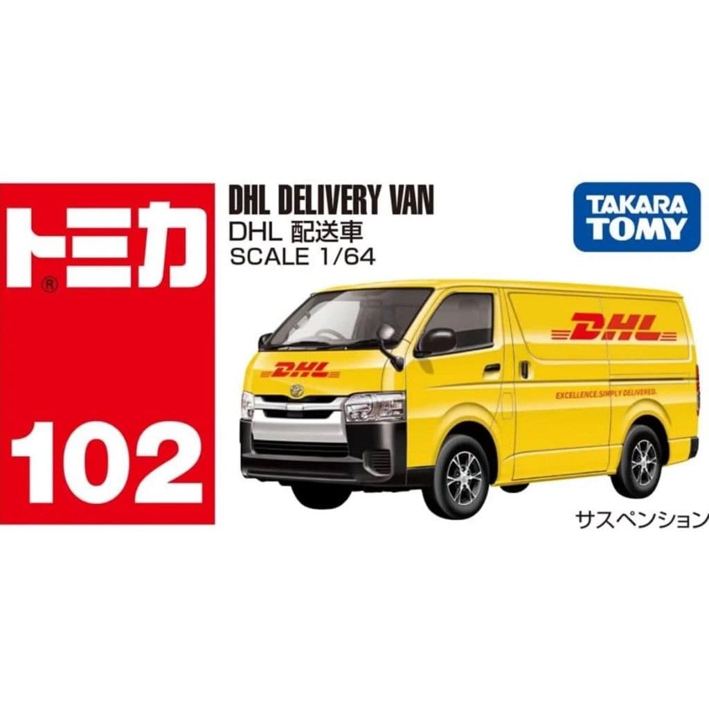 TOMICA 多美小汽車 #102 DHL 貨車