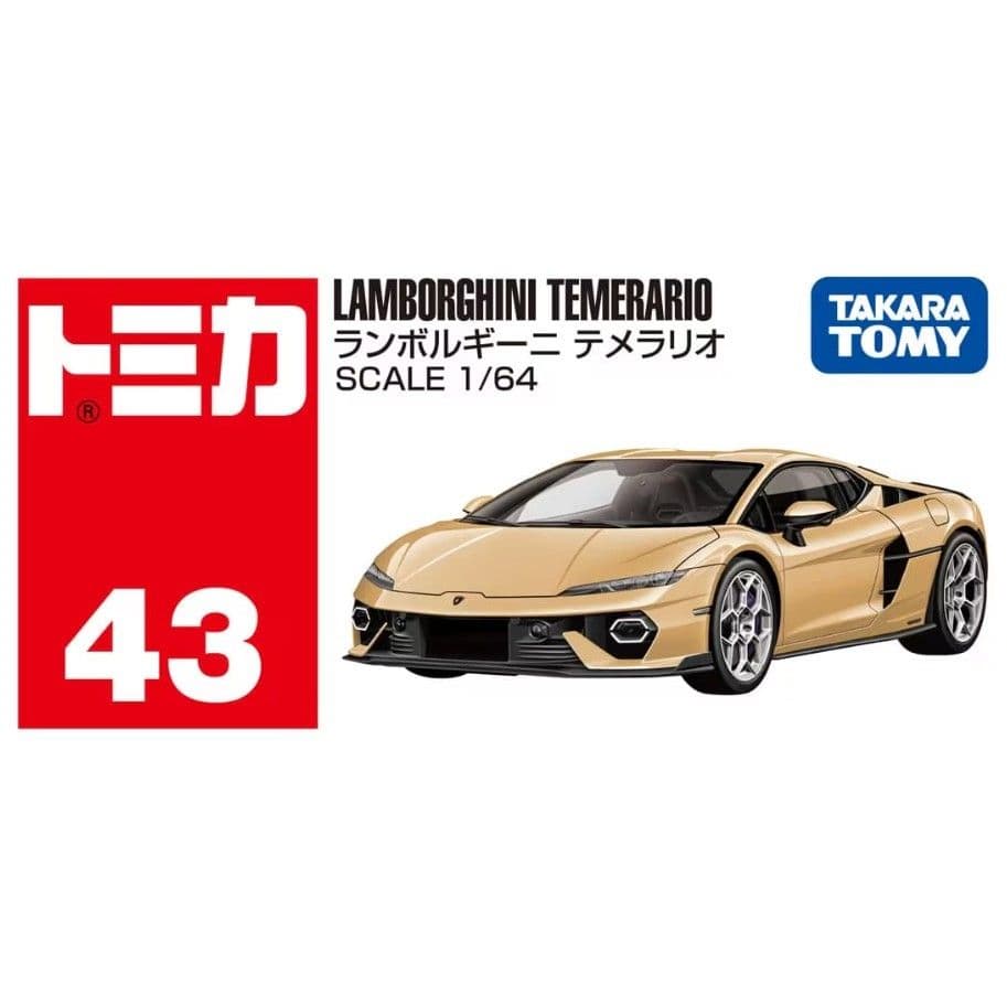 TOMICA 多美小汽車 #43 藍寶堅尼 TEMERARIO
