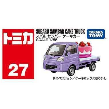 TOMICA 多美小汽車 #27 速霸陸 SAMBAR CAKE TRUCK