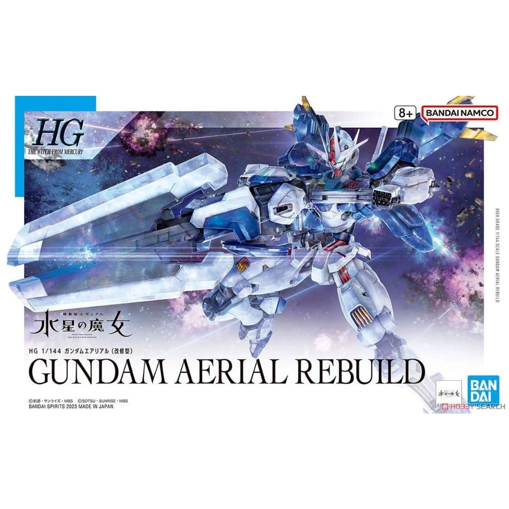 BANDAI HG 1/144 #19 水星的魔女 風靈鋼彈(修改型) 5065096