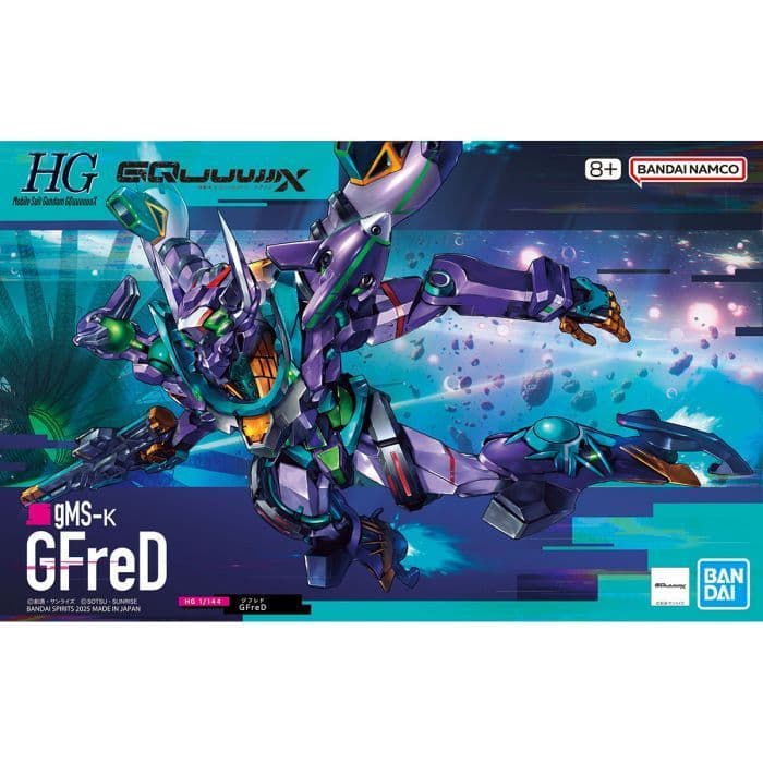 BANDAI HG 1/144 #08 GQuuuuuuX GFreD 5068682